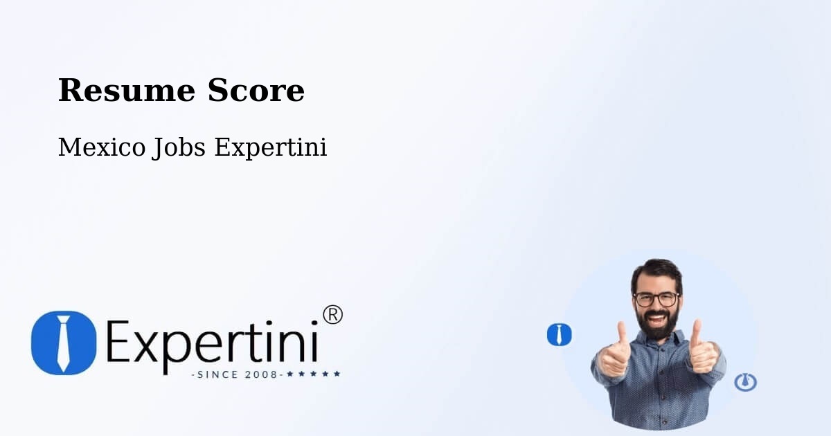 Resume Score & Job Description Match Tool – Tecomavaca - Mexico Jobs Expertini